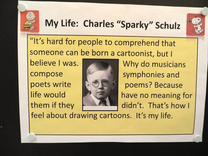 Charles Sparky Shultz - my life